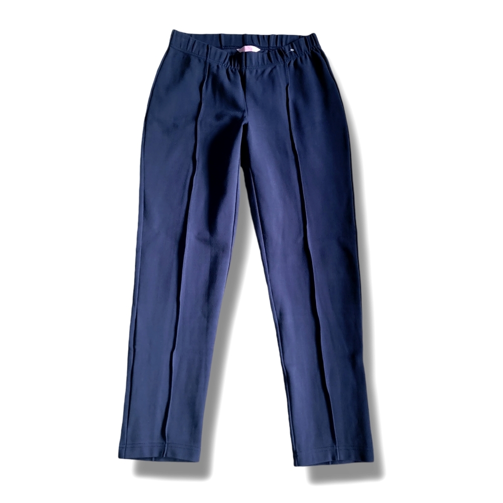New‎ Lilly Pulitzer Pull On Pintuck Comfort Stretch Pants Blue Medium